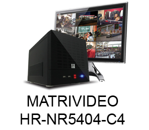 MATRIVIDEO  HR-NR5404-C4  4 KANAL CUBE NVR 4 HDD SLOT